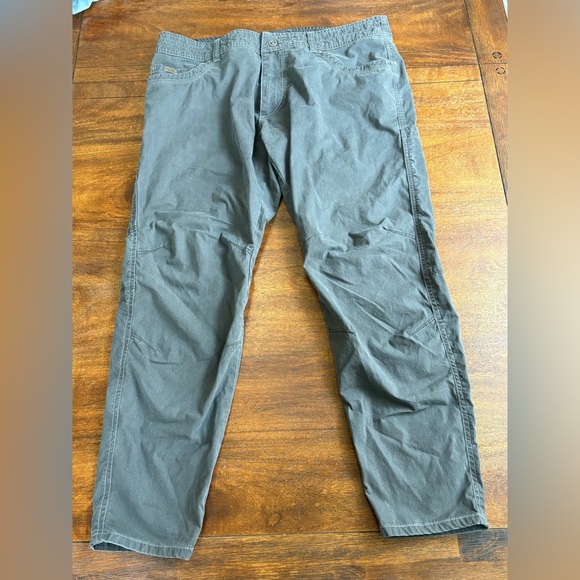 Kuhl Revolvr Rogue Gray Gotham Pants Mens 40x29-1/2” Hiking Patina Dye Stretch - Picture 1 of 12